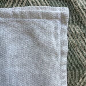 TWO carol & frank Monroe Herringbone Pattern Euro Shams